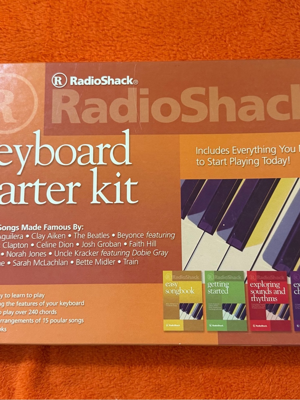 RadioShack Keyboard Starter Kit 420-4055 Complete 4 Book Set NEW Without Tags